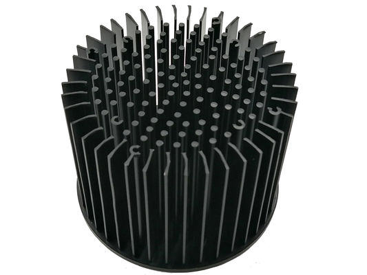 Anticorrosieve Cirkelheatsink, Duurzaam Zwart Geanodiseerd Aluminium Heatsink