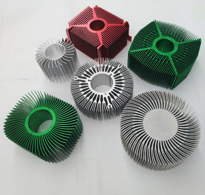 Buigende de Uitdrijvingsprofielen Multifunctionele Heatsink van het Legeringsaluminium