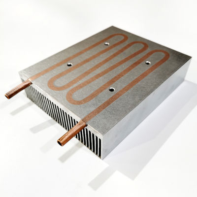 Anodiserend Water Koele Heatsink met Koperbuis 120x36x150MM