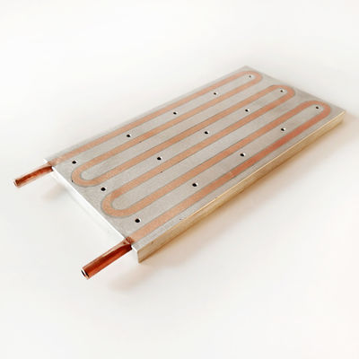 Het roestvrije Schilderen Vloeistof Gekoelde Heatsink, het Stabiele Koude Plaatelektronika Koelen