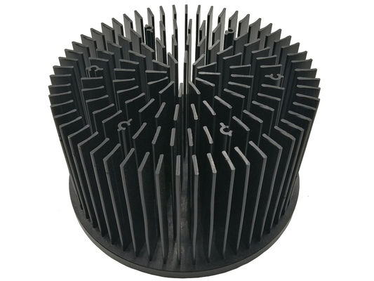 Roestvrij Koud Smeedstuk Heatsink, Stabiele Zwarte Geanodiseerde Heatsink